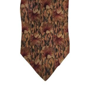 VTG J Garcia Silk Tie Landscape With Eye Collection Ten USA Stonehenge Floral